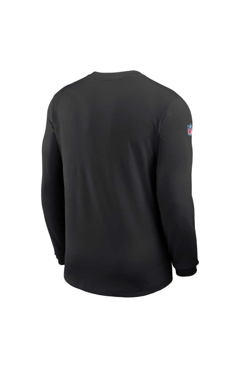 Nike Men's Nike  Black Philadelphia Eagles Sideline Coaches UV Dri-FIT Long Sleeve Shirt, Alternate, color, Black