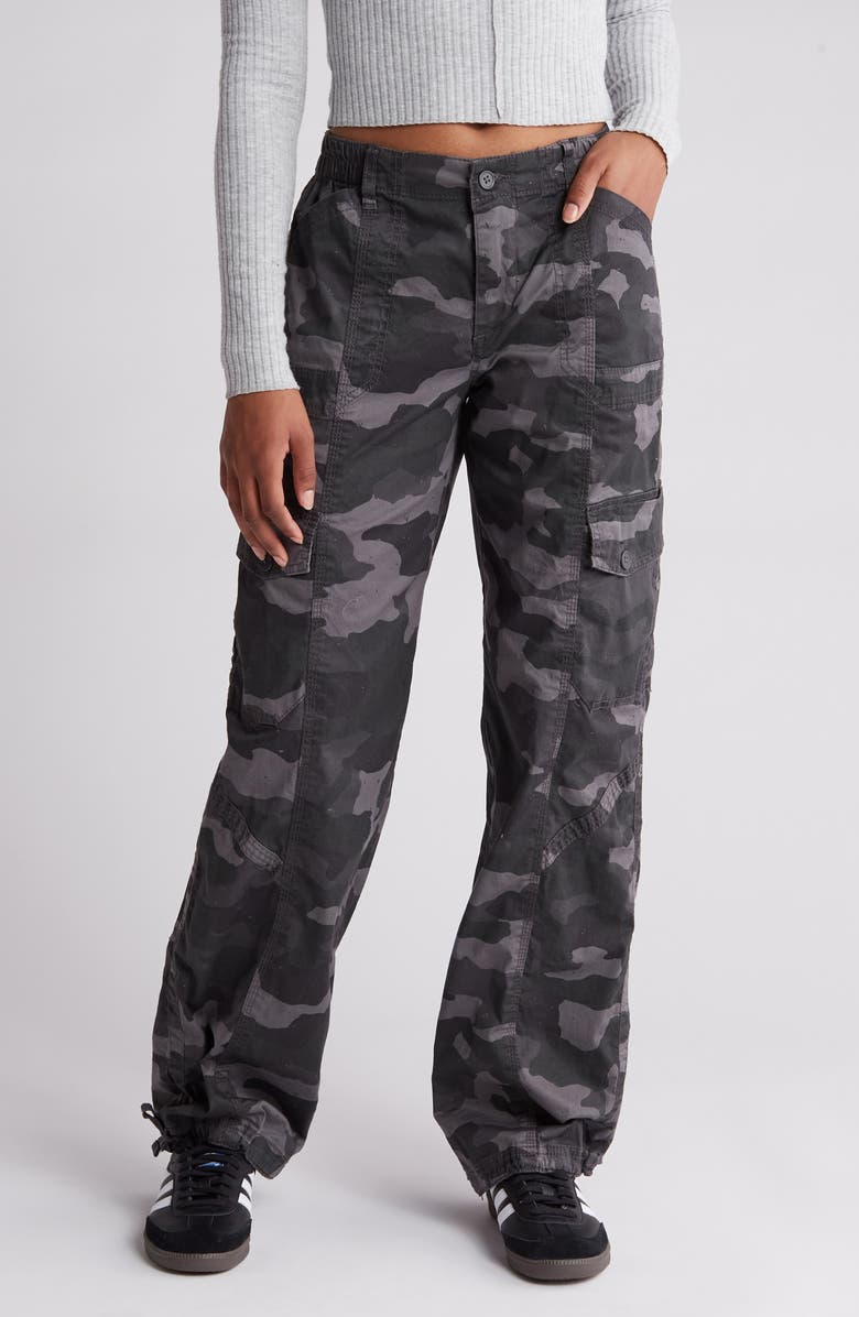 SUPPLIES BY UNIONBAY Jay Jay Stretch Cotton Cargo Pants, Main, color, Sydney Camo Galxy Grey