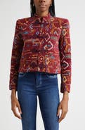 L'AGENCE Asha Tapestry Jacquard Jacket
