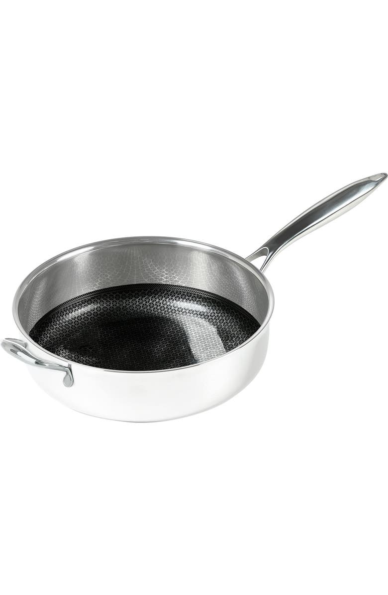 FRIELING Black Cube Hybrid Quick Release 4.5-Quart Saute Pan w/Lid, 11-Inch, Main, color, Silver