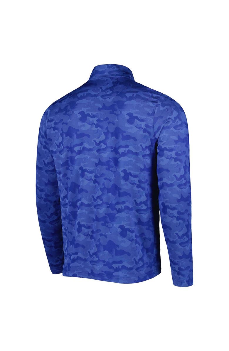 ANTIGUA Men's Antigua Royal Buffalo Bills Brigade Quarter-Zip Sweatshirt, Alternate, color, Royal