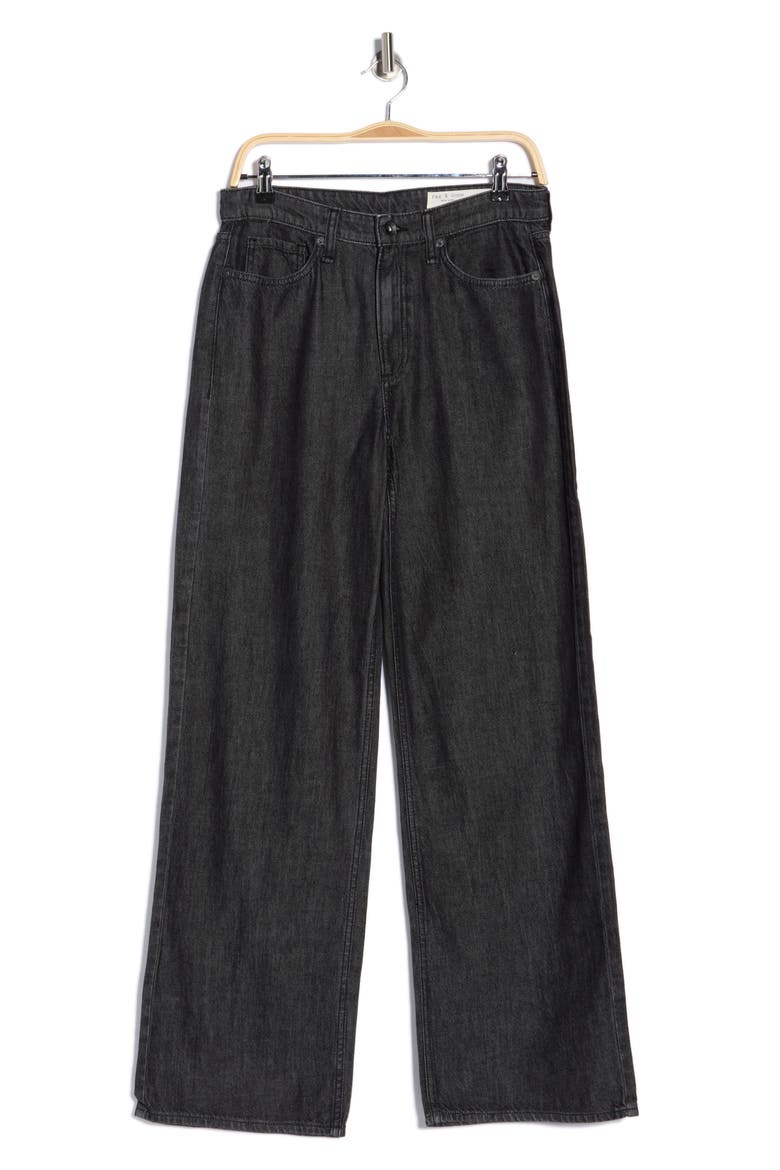 Lori Mid Rise Wide Leg Jeans, Alternate, color, SENOIA