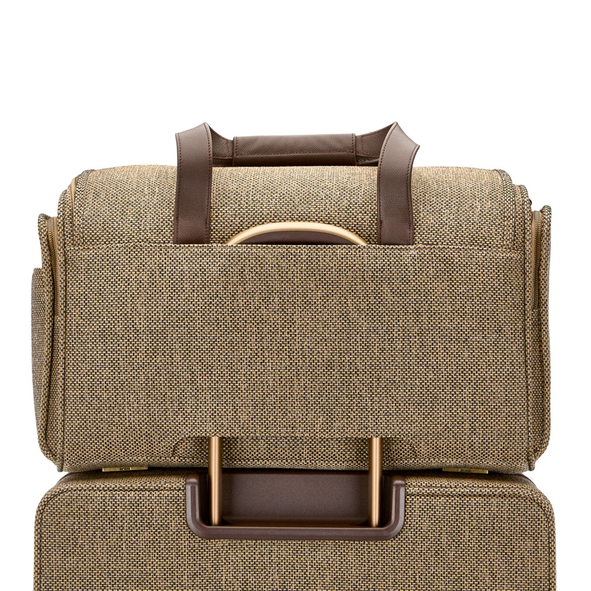 Tweed Travel Duffel, Alternate, color, Tweed/Natural Leather