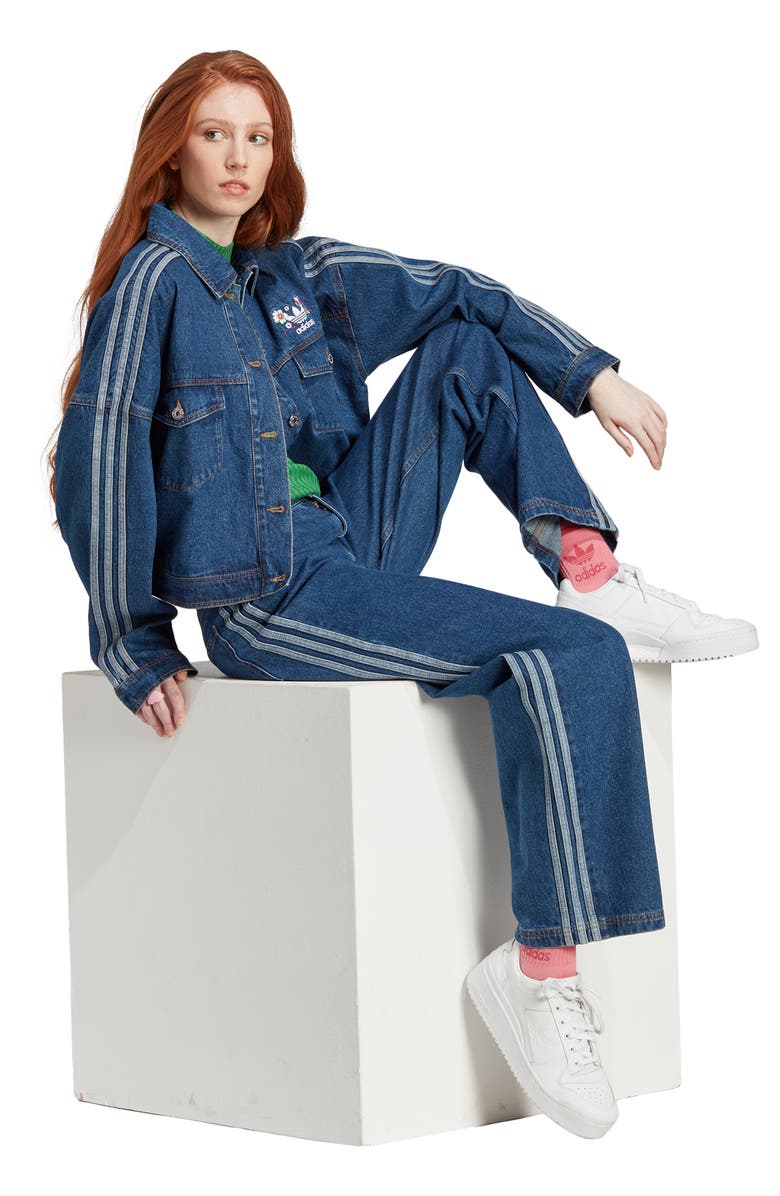 adidas Originals x Naomi Otsu 3-Stripes Jeans, Alternate, color, 