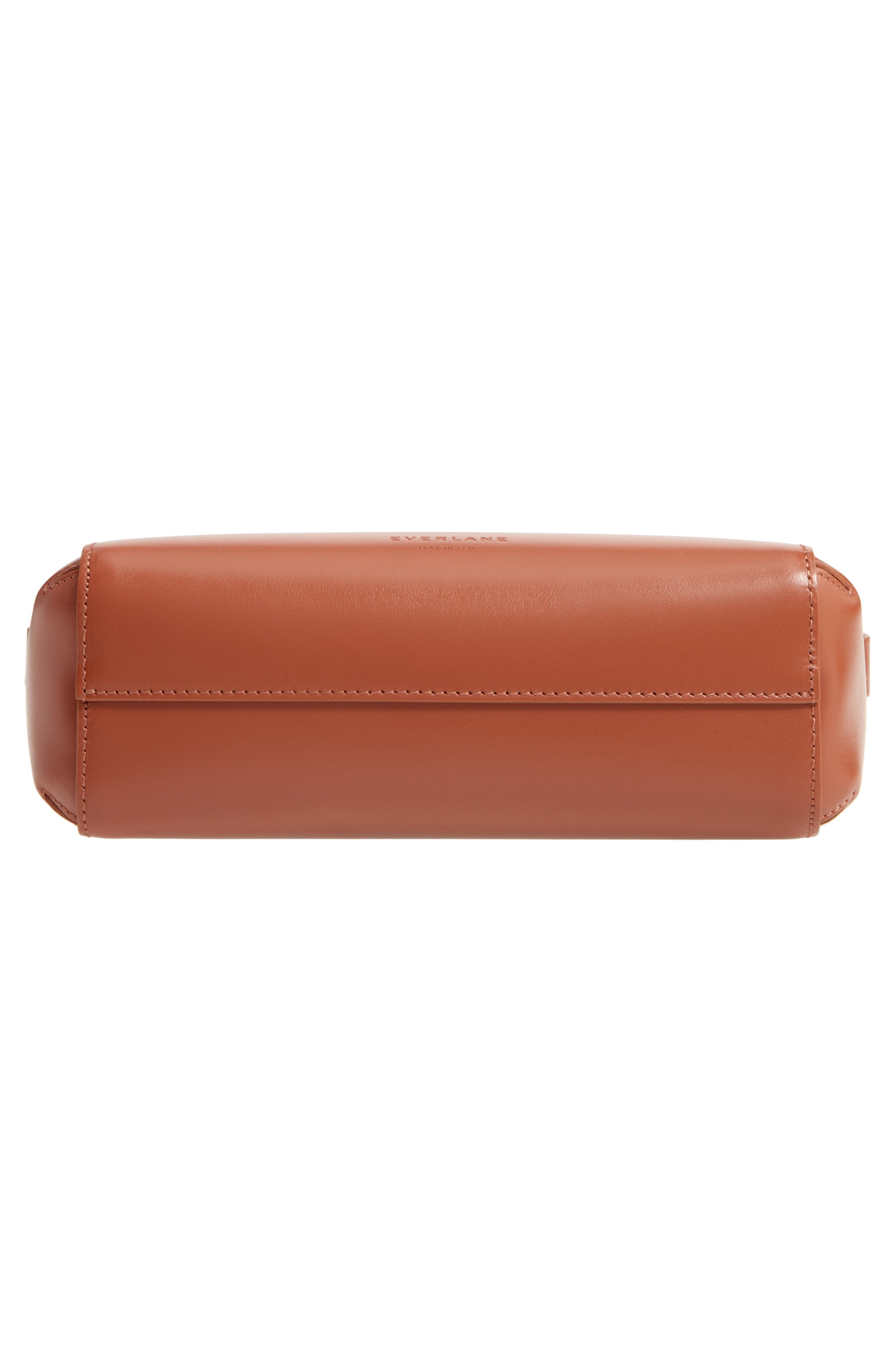 Mini The Form Leather Crossbody Bag, Alternate, color, COGNAC