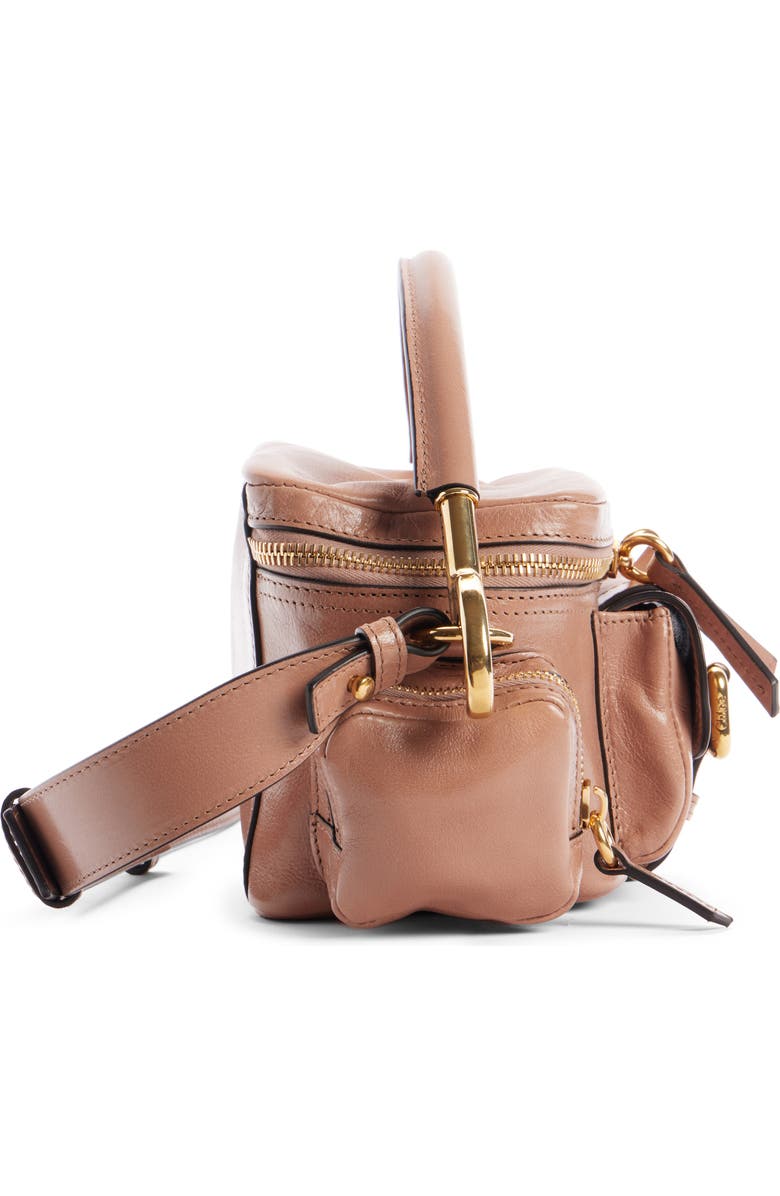 Chloé Small Camera Leather Top Handle Bag, Alternate, color, Woodrose