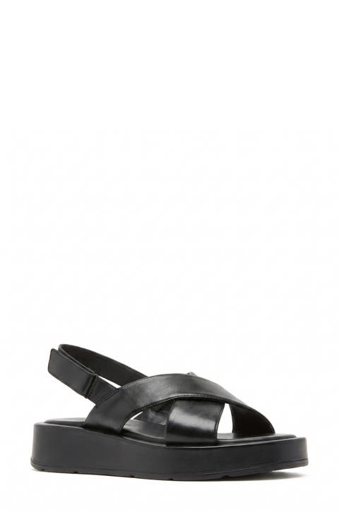 Axis Leather Flatform Sandal