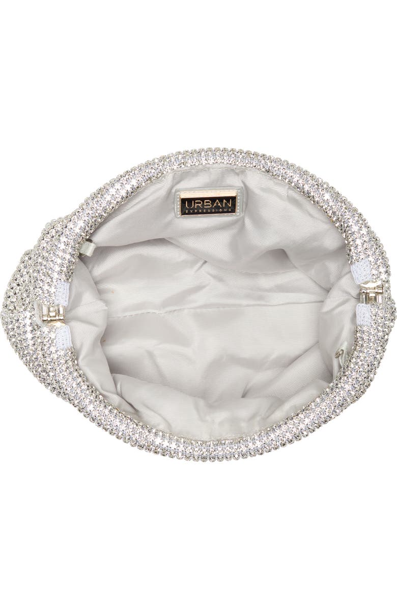 URBAN EXPRESSIONS HANDBAGS Rhinestone Clutch Bag, Alternate, color,