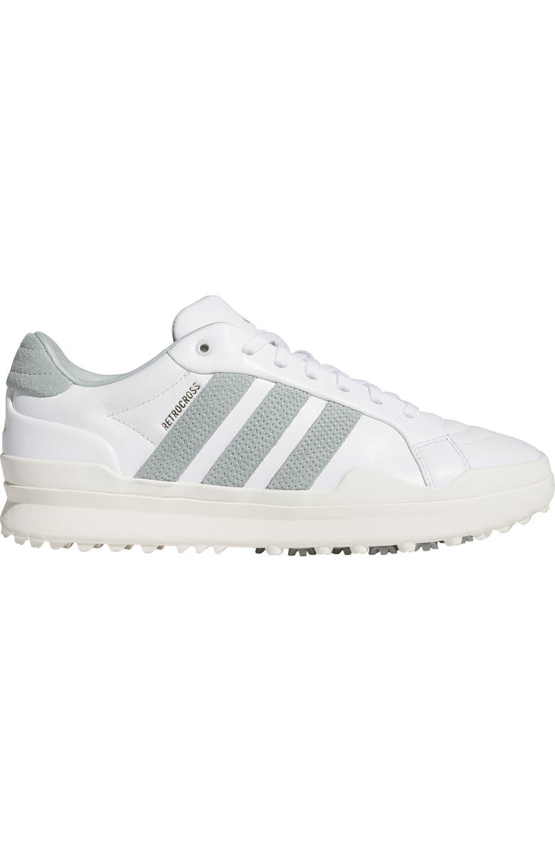 adidas Retrocross Spikeless Golf Shoe, Alternate, color, White/ Wonder Sage/ Off White