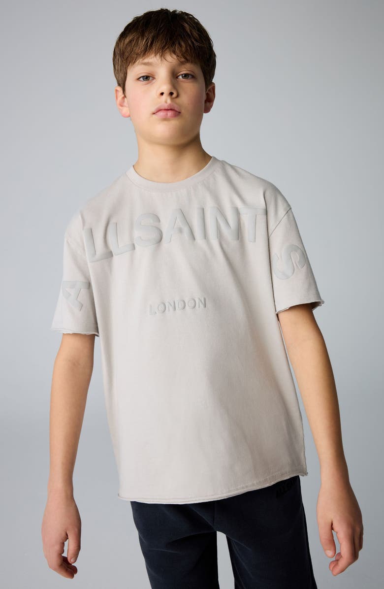 smALLSAINTS by ALLSAINTS Kids' Biggie Logo Graphic T-Shirt & Drawstring Shorts Set, Alternate, color,