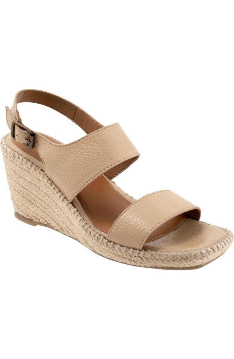 SoftWalk<sup>®</sup> Hartley Espadrille Wedge Sandal, Main, color, Beige