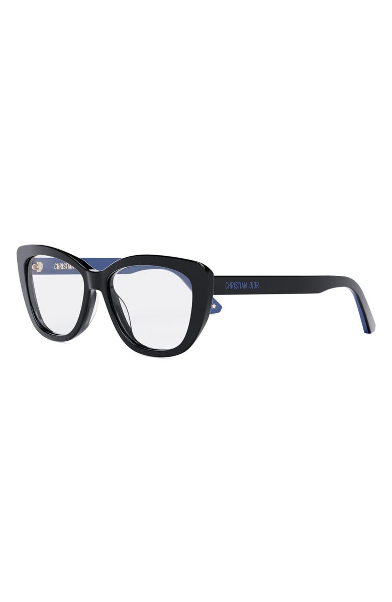 DIOR LaParisienneDiorO S2I 54mm Butterfly Reading Glasses, Alternate, color, 
