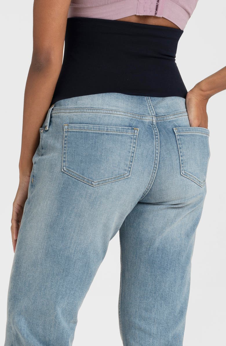 Seraphine Tapered Leg Postpartum Jeans, Alternate, color, 