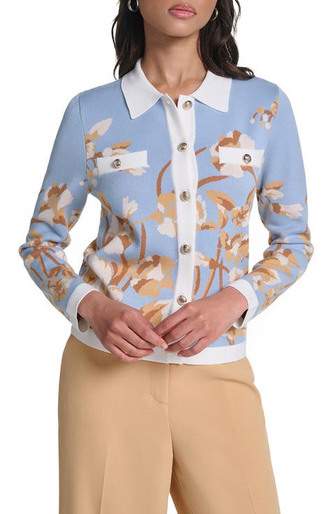 Floral Long Sleeve Cardigan