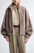 NOUR HAMMOUR Cortina Genuine Shearling Jacket