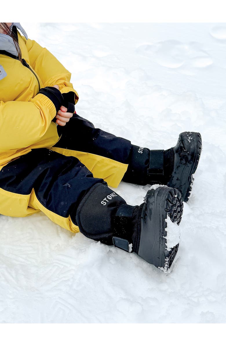 STONZ Kids' Trek Ultra Lightweight Insulated Snow Boot, Alternate, color, Black