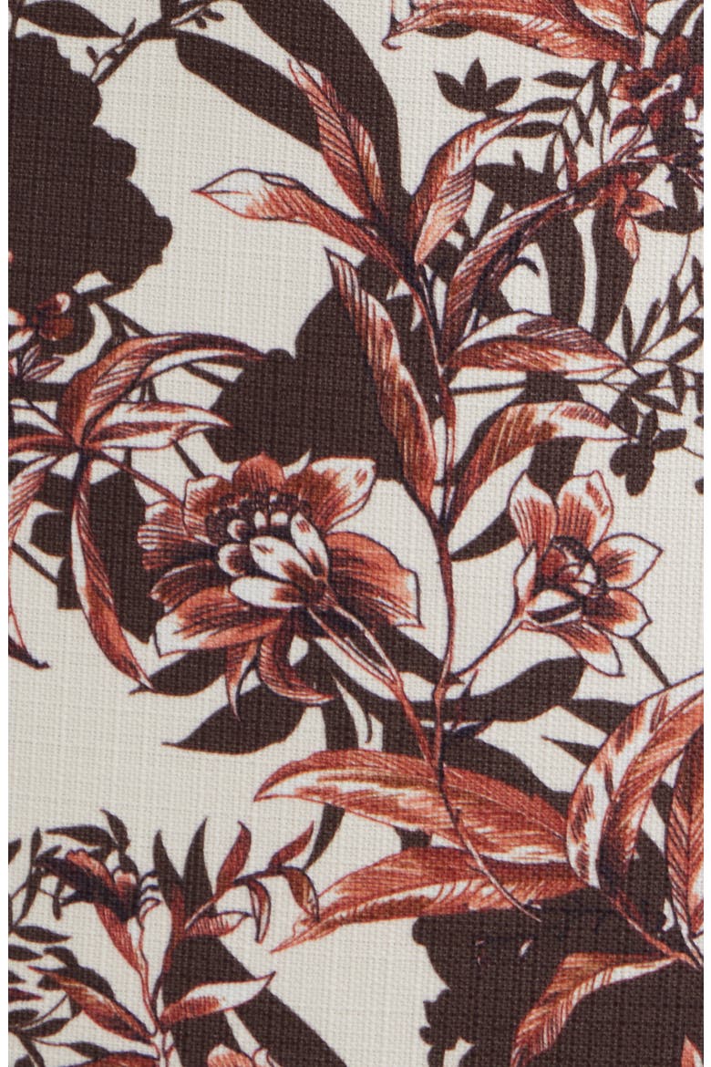 Floral Print Sheath Dress, Alternate, color, COFFEE EGGSHELL