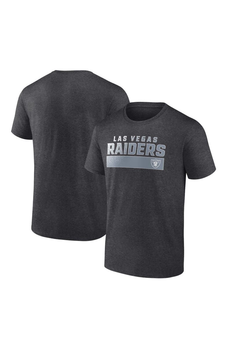 FANATICS Men's Fanatics Branded  Charcoal Las Vegas Raiders T-Shirt, Main, color, Charcoal