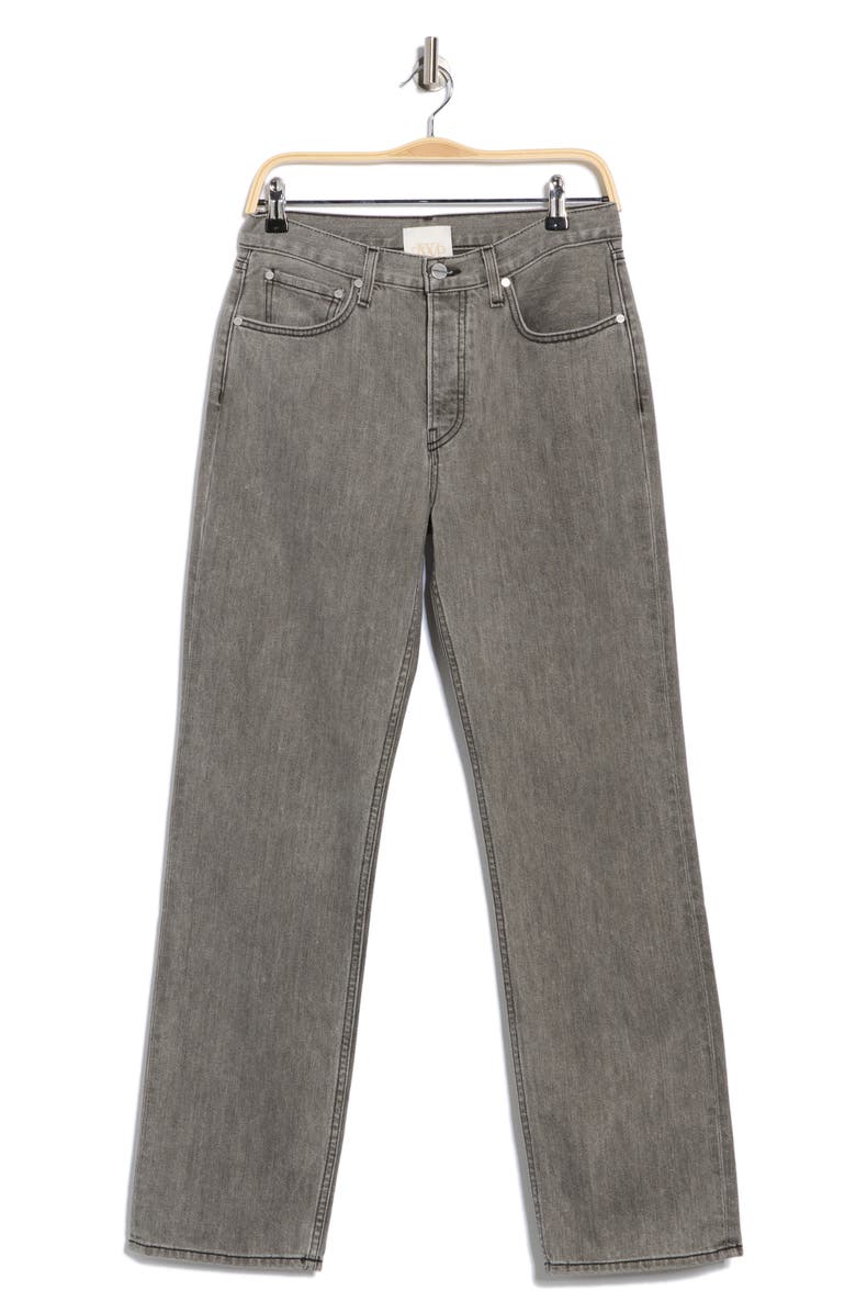 TWP Soda Pop Straight Leg Jeans, Alternate, color, Dark Grey