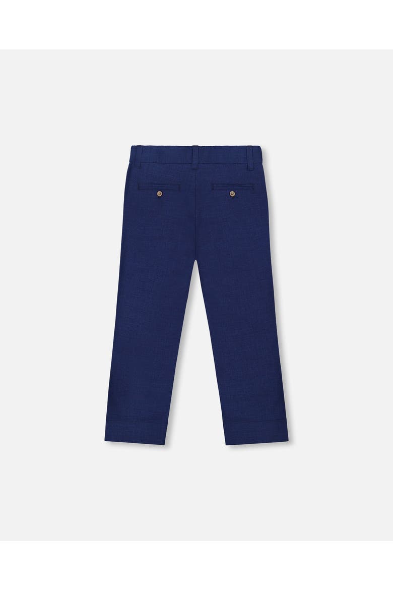 Button and Zipper Classic Pants, Alternate, color, Blue