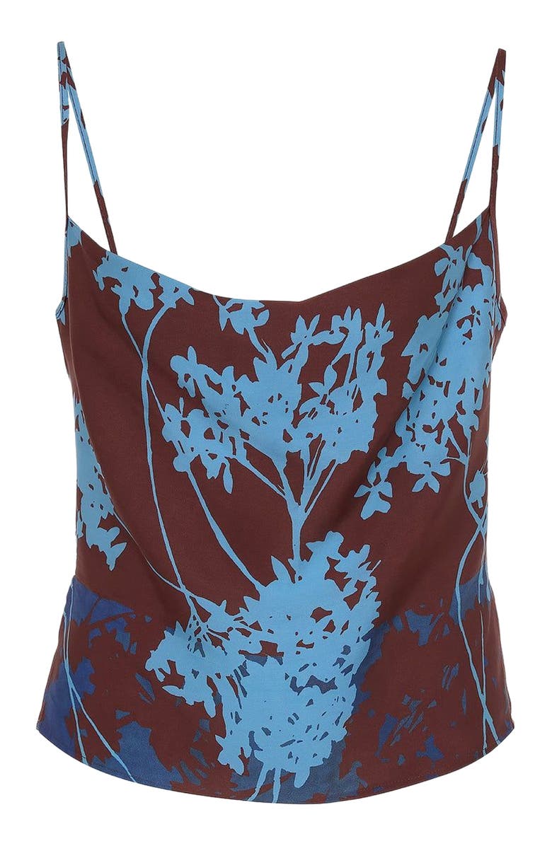 THEO The Label Hydra Printed Cowl Neck Cami, Main, color, 