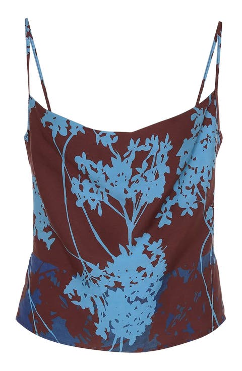 Hydra Printed Cowl Neck Cami