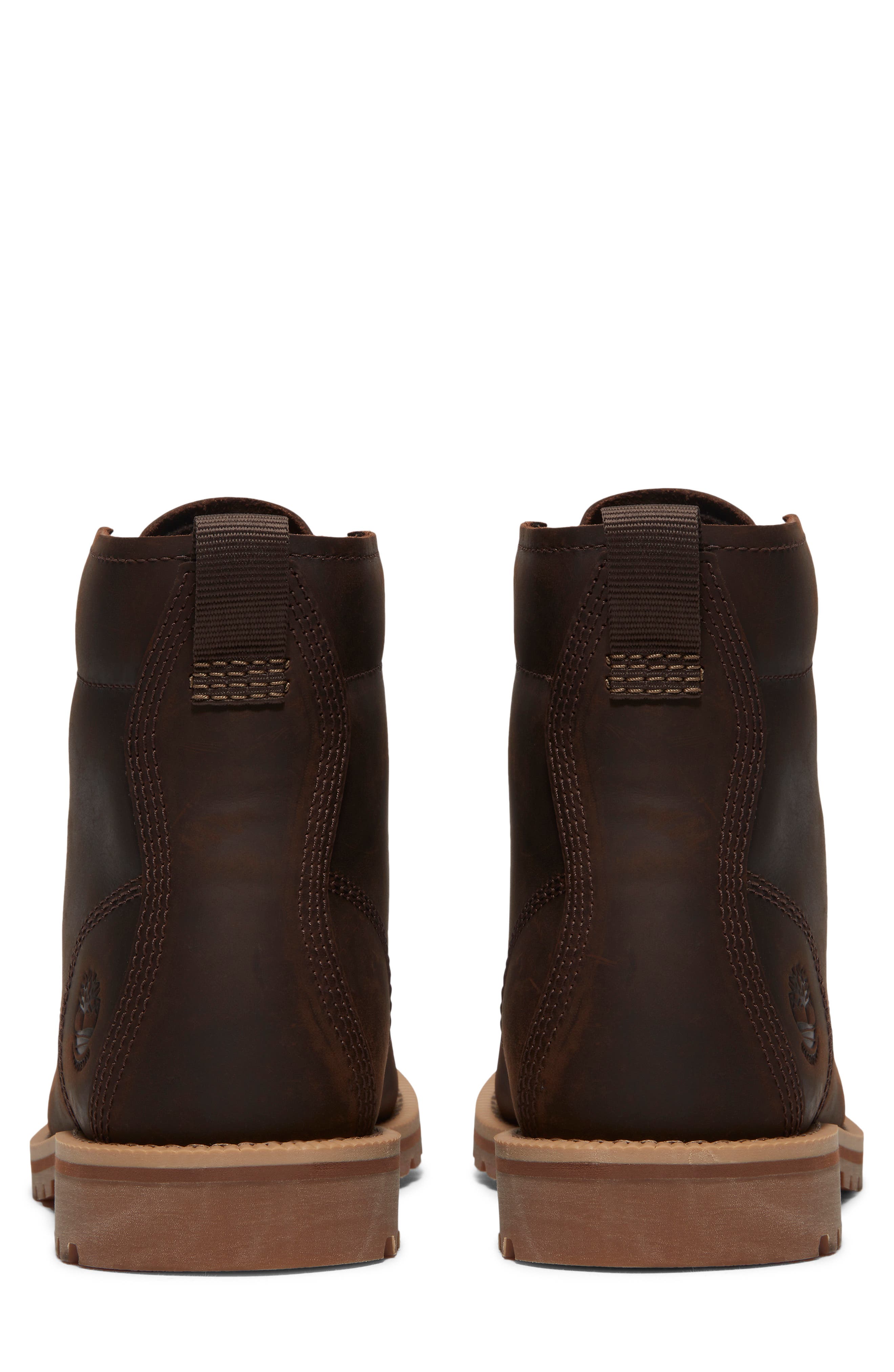 Britton Falls Waterproof Lace Up Boot, Alternate, color, DARK BROWN FULL GRAIN