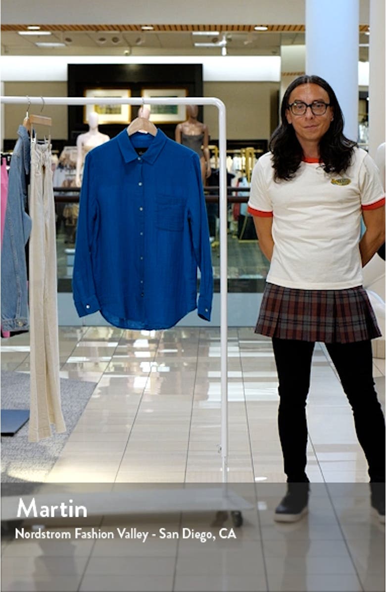 Ellis Cotton Gauze Button-Up Shirt, sales video thumbnail