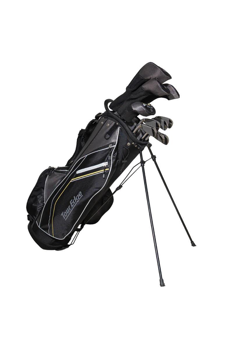Tour Edge TE-200 Right Hand Varsity Junior Complete Golf Set - Black, Main, color, Black
