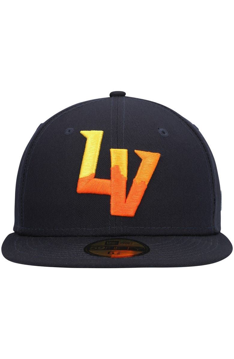 New Era Men's New Era Navy Las Vegas Aviators Authentic Collection Team Alternate 59FIFTY Fitted Hat, Alternate, color, Navy