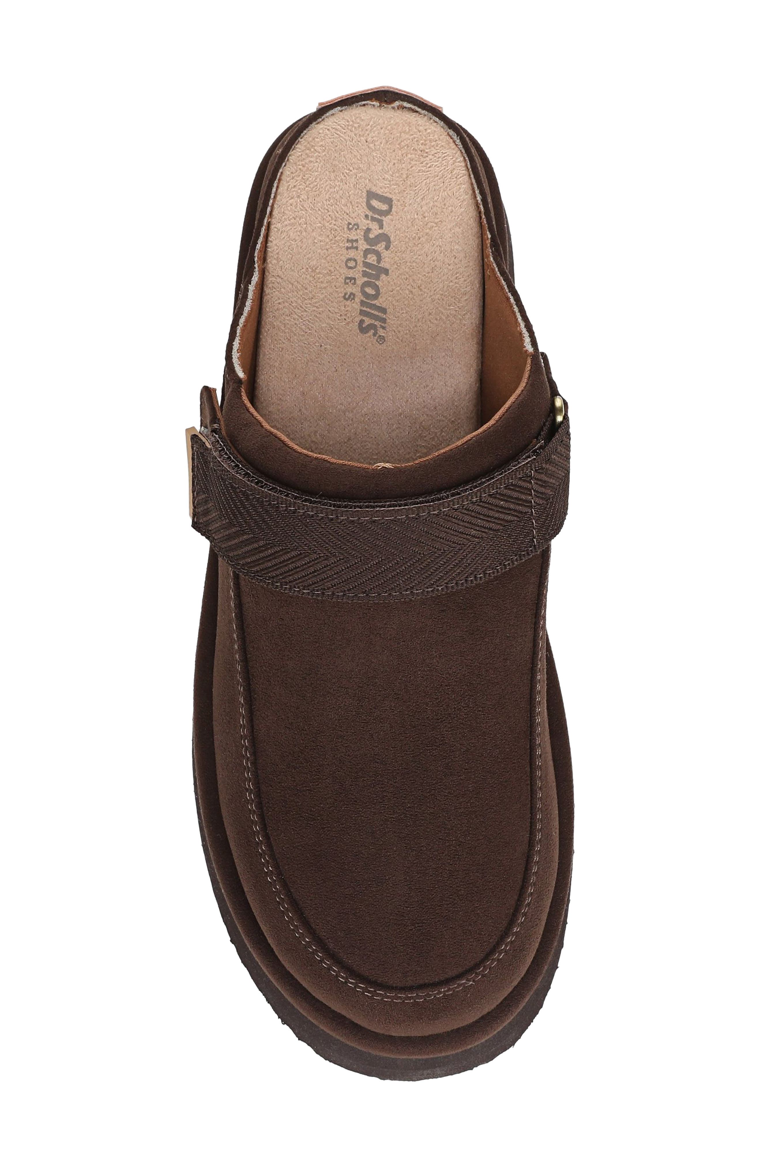 Chill Out Mule, Alternate, color, DARK UMBER MICROSUEDE
