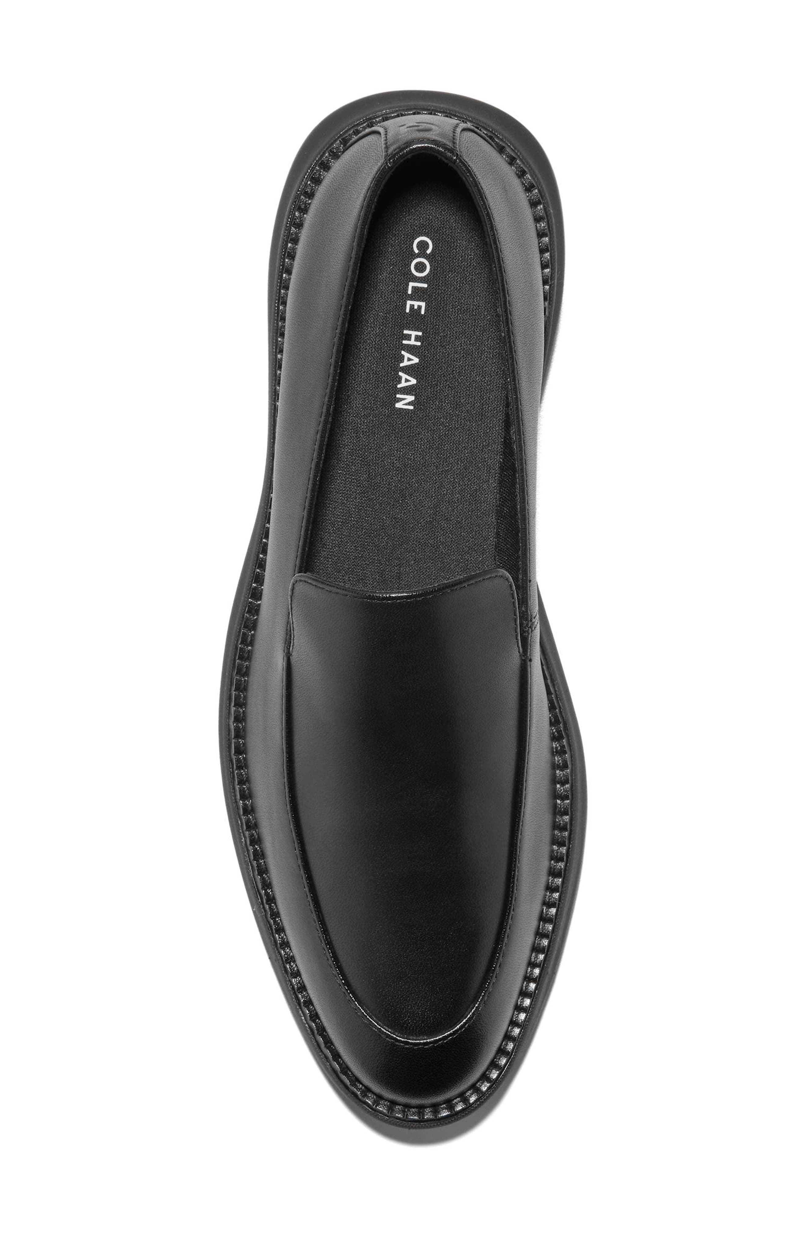 Cole Haan Grand Shadowlite Loafer, Alternate, color, Black Leather