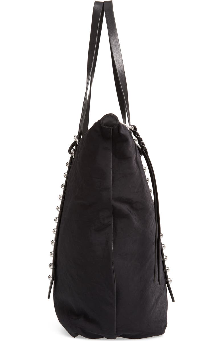 Rebecca Minkoff Bowie Studded Nylon Tote, Alternate, color,