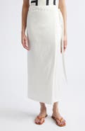 TOTEME Silk & Cotton Jersey Wrap Skirt