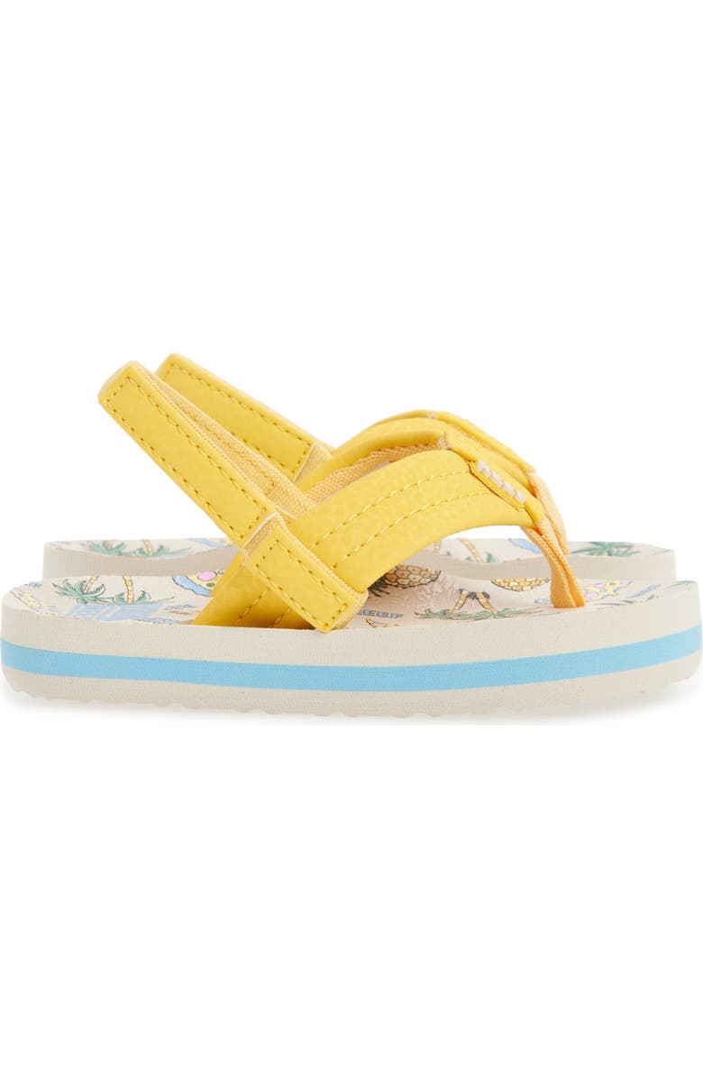 Reef Kids' Little Ahi Flip Flop, Alternate, color, Hawaiian Pizza
