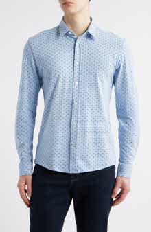 BOSS Roan Kent Stretch Cotton Button-Up Shirt