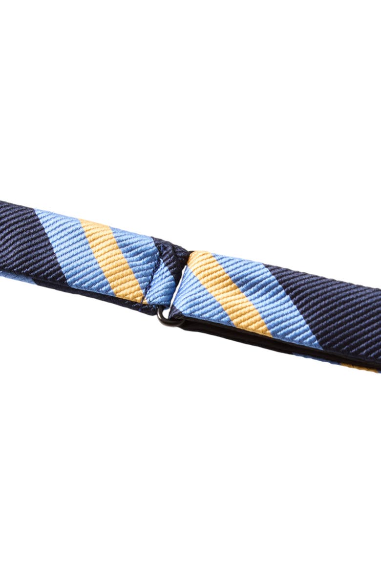 Bond Self-Tie Signature Repp Silk Bowtie, Alternate, color, Navy Multi
