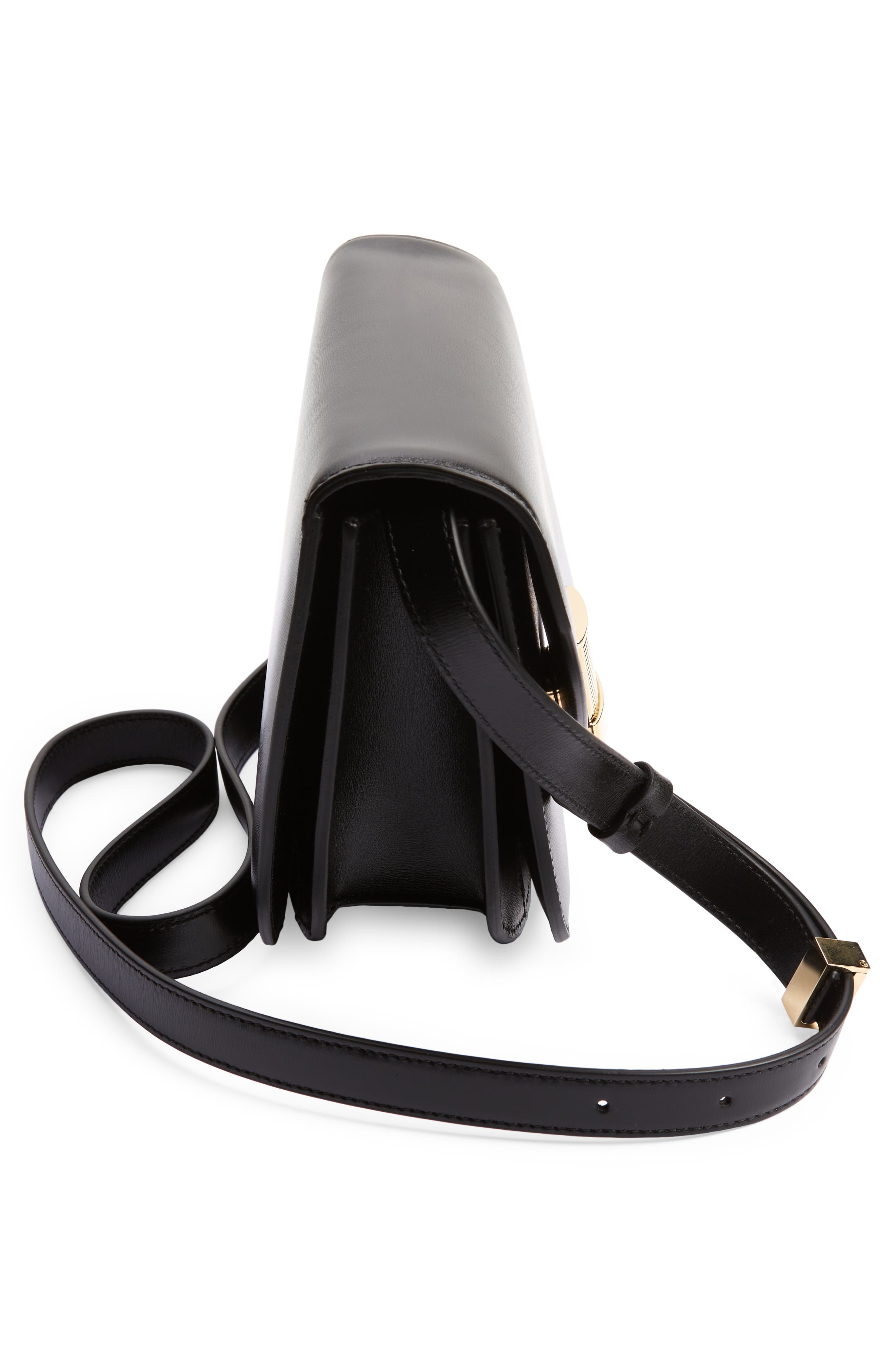 FERRAGAMO Fiamma Small Leather Crossbody Bag, Alternate, color, 