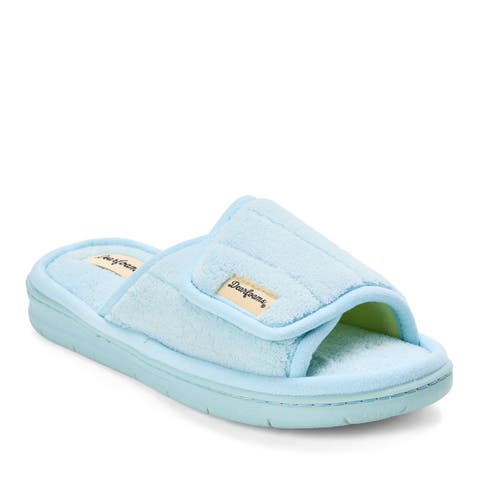 Mickey Terry Adjustable Shower Slide Slipper (Women)