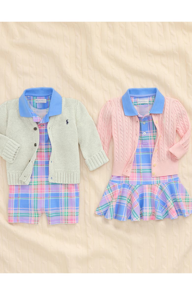 Ralph Lauren V-Neck Cardigan, Alternate, color, Light Sport Heather