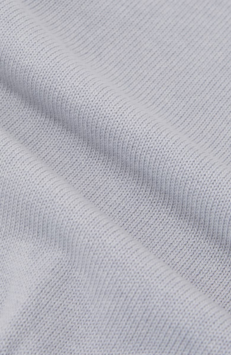 Reiss Aria Mock Neck Cotton & Wool Sweater, Alternate, color, Grey