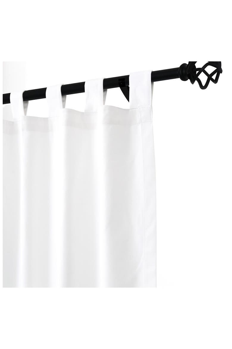 Indoor Cotton Panel Curtain, Alternate, color, WHITE