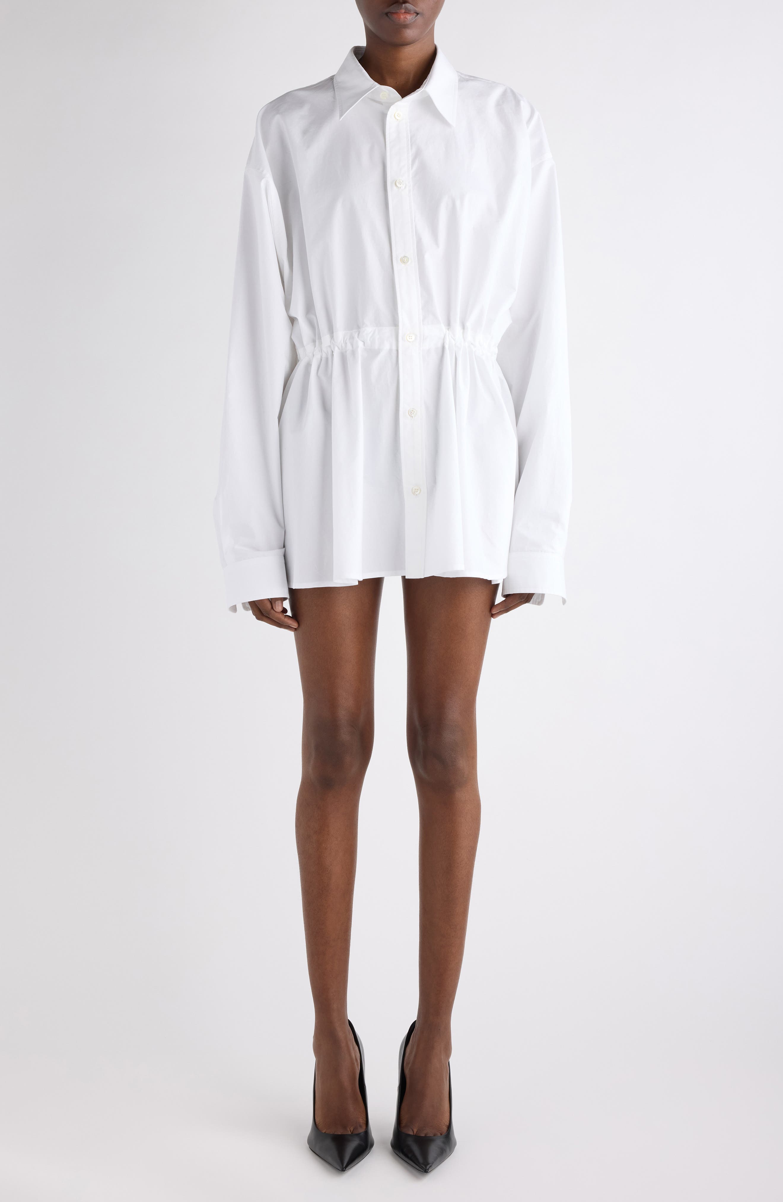 Hourglass Cotton Poplin Shirt