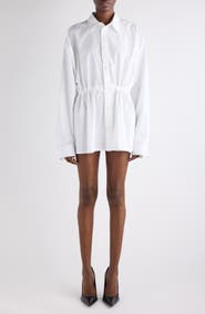 Balenciaga Hourglass Cotton Poplin Shirt