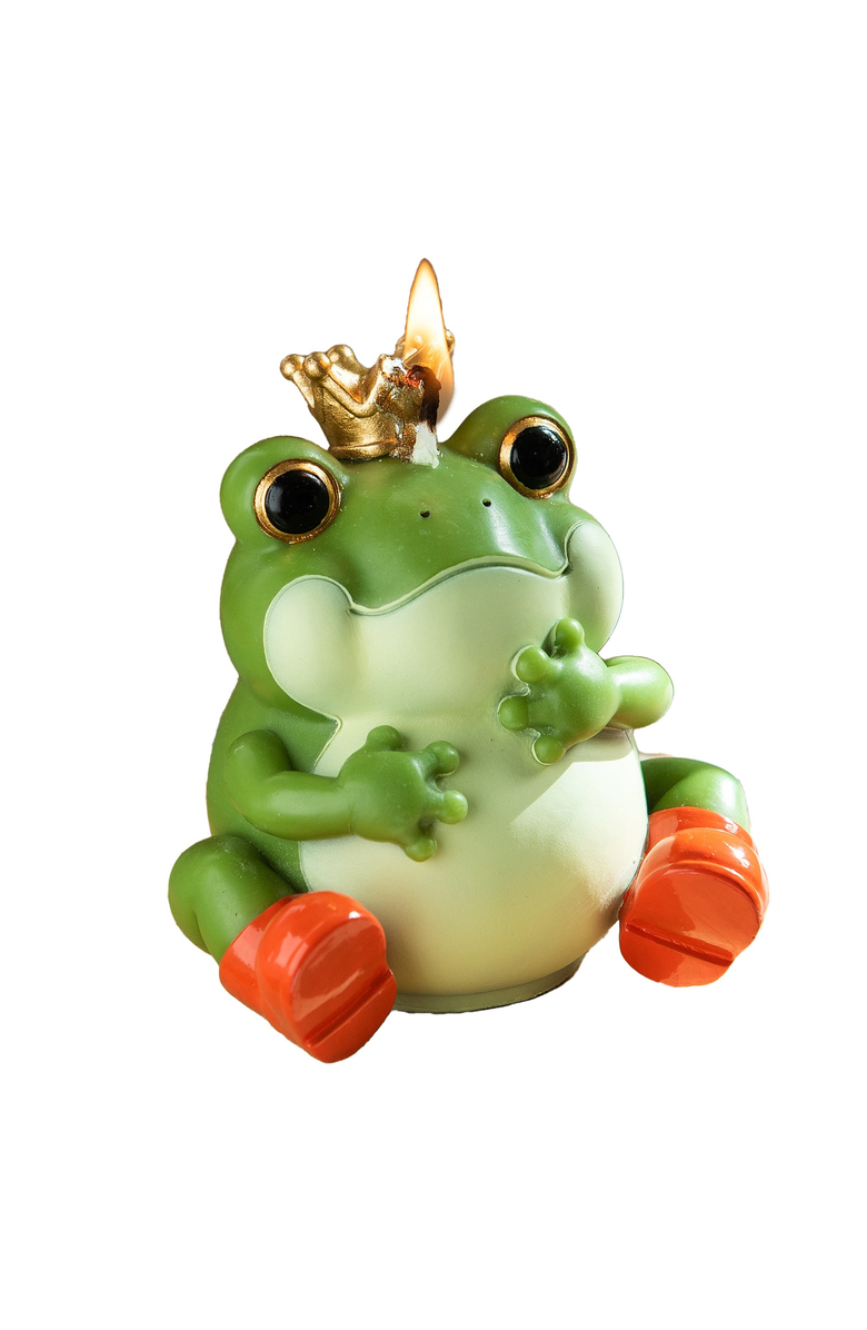 Southlake gifts Frog Prince Candle, Alternate, color, Green