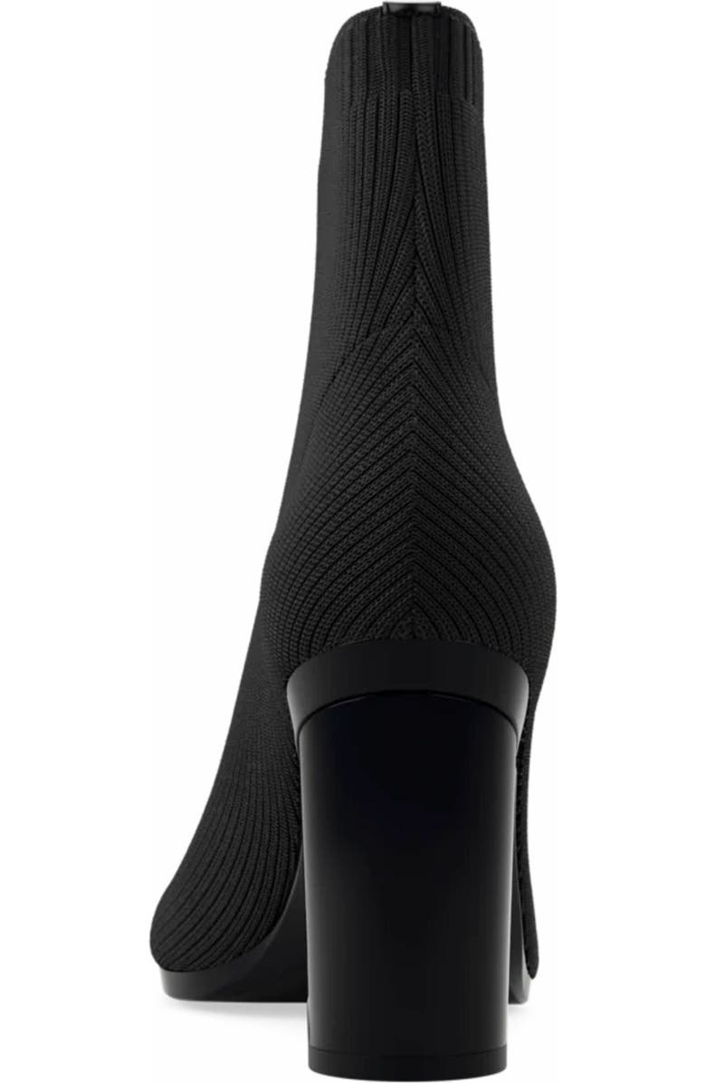 Pashion Footwear The Bootie 4" Block Heel, Alternate, color, Coal Knit