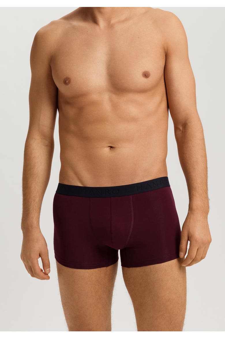 Cotton Essentials 2-Pack Cotton Boxer Briefs, Alternate, color, Barolo / Ombre Blue