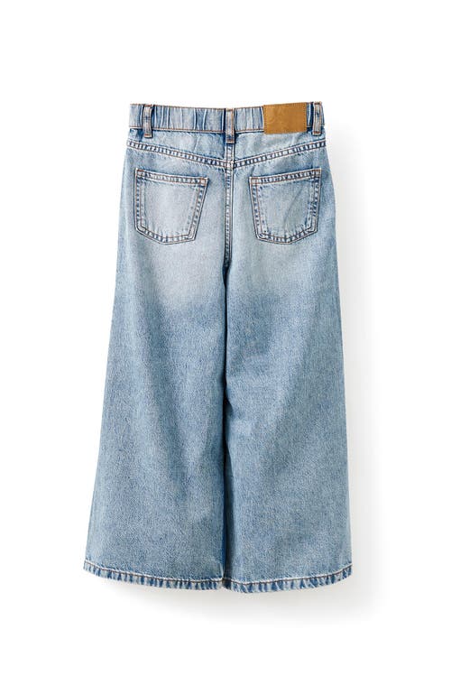 Cotton On Kids Kid's Pleat Front Relaxed Denim Jean In Blue