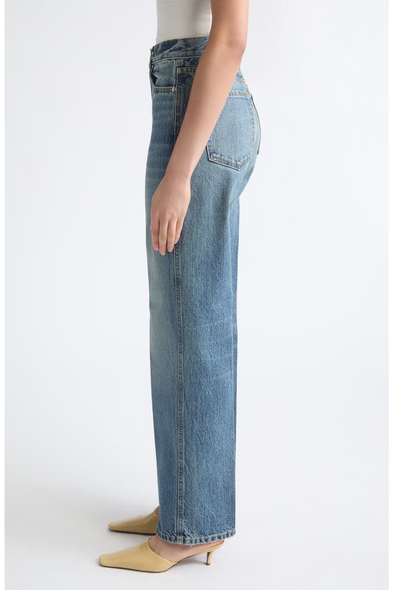 The Quinn High Waist Straight Leg Jeans, Alternate, color, NOUVEAU WASH