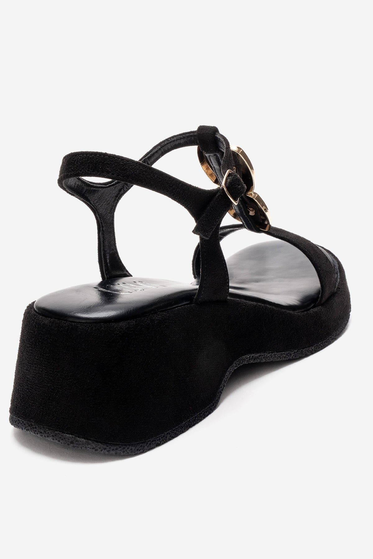 Prologue Shoes Matt Platform Sandal, Alternate, color, Black Suede